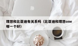 理想和比亚迪有关系吗（比亚迪和理想one哪一个好）