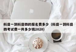 科目一到科目四的报名费多少（科目一到科目四考试费一共多少钱2020）