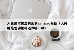 大黄蜂雪佛兰科迈罗camaro报价（大黄蜂是雪佛兰科迈罗哪一款）