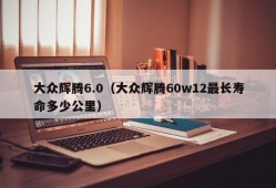 大众辉腾6.0（大众辉腾60w12最长寿命多少公里）