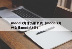 models为什么那么贵（models为什么比model3贵）