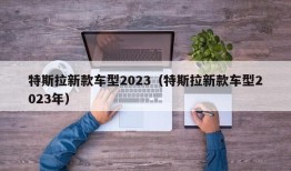 特斯拉新款车型2023（特斯拉新款车型2023年）