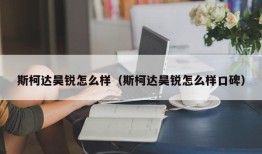 斯柯达昊锐怎么样（斯柯达昊锐怎么样口碑）