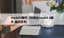 model3图片（特斯拉model 3图片 图片欣赏）