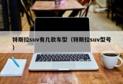 特斯拉suv有几款车型（特斯拉suv型号）