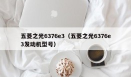 五菱之光6376e3（五菱之光6376e3发动机型号）