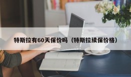 特斯拉有60天保价吗（特斯拉续保价格）