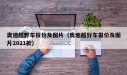 奥迪越野车报价及图片（奥迪越野车报价及图片2021款）