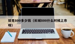 坦克800多少钱（长城800什么时候上市呀）