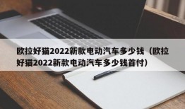 欧拉好猫2022新款电动汽车多少钱（欧拉好猫2022新款电动汽车多少钱首付）