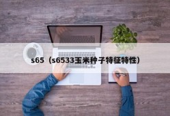 s65（s6533玉米种子特征特性）