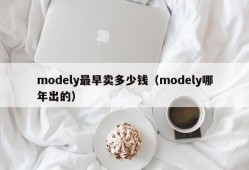 modely最早卖多少钱（modely哪年出的）