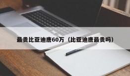 最贵比亚迪唐60万（比亚迪唐最贵吗）