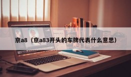 京a8（京a83开头的车牌代表什么意思）