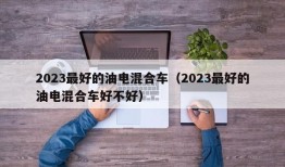 2023最好的油电混合车（2023最好的油电混合车好不好）