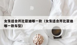 女生适合开比亚迪哪一款（女生适合开比亚迪哪一款车型）