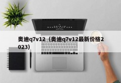 奥迪q7v12（奥迪q7v12最新价格2023）