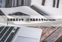 兰博基尼小牛（兰博基尼小牛huracan）