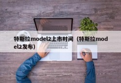 特斯拉model2上市时间（特斯拉model2发布）