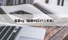 起亚vg（起亚VQ22T二手车）