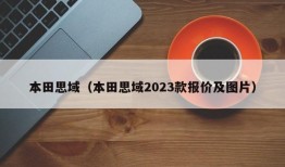 本田思域（本田思域2023款报价及图片）