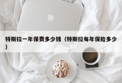 特斯拉一年保费多少钱（特斯拉每年保险多少）