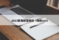 2023款海豚落地价（海豚suv）