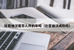 比亚迪汉是穷人开的车吗（比亚迪汉成熟吗）