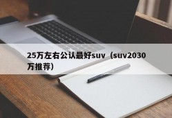 25万左右公认最好suv（suv2030万推荐）