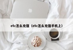 etc怎么充值（etc怎么充值手机上）