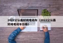 2022公认最好纯电动车（2022公认最好纯电动车价格）