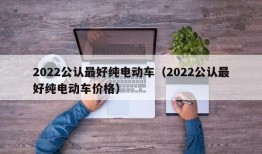 2022公认最好纯电动车（2022公认最好纯电动车价格）