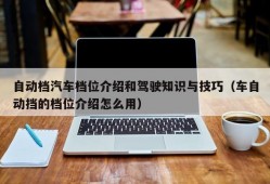 自动档汽车档位介绍和驾驶知识与技巧（车自动挡的档位介绍怎么用）