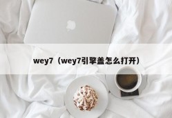 wey7（wey7引擎盖怎么打开）