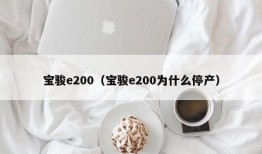 宝骏e200（宝骏e200为什么停产）