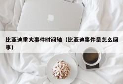 比亚迪重大事件时间轴（比亚迪事件是怎么回事）