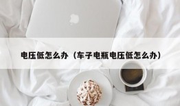 电压低怎么办（车子电瓶电压低怎么办）