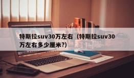 特斯拉suv30万左右（特斯拉suv30万左右多少厘米?）