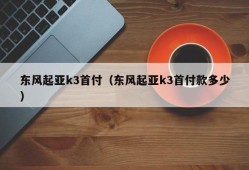 东风起亚k3首付（东风起亚k3首付款多少）