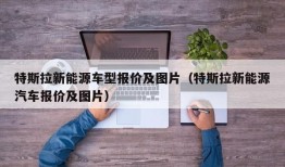 特斯拉新能源车型报价及图片（特斯拉新能源汽车报价及图片）