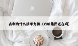 吉利为什么接手力帆（力帆集团还在吗）