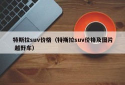 特斯拉suv价格（特斯拉suv价格及图片 越野车）