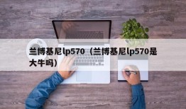 兰博基尼lp570（兰博基尼lp570是大牛吗）