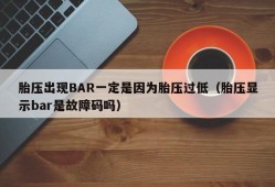 胎压出现BAR一定是因为胎压过低（胎压显示bar是故障码吗）