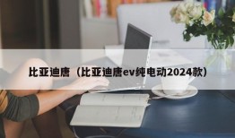 比亚迪唐（比亚迪唐ev纯电动2024款）