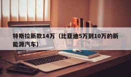 特斯拉新款14万（比亚迪5万到10万的新能源汽车）