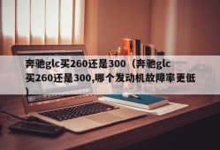 奔驰glc买260还是300（奔驰glc买260还是300,哪个发动机故障率更低）