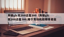 奔驰glc买260还是300（奔驰glc买260还是300,哪个发动机故障率更低）